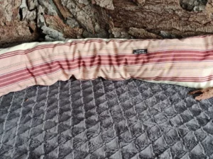 LazyBones SOFT Kissen mit Überbezug / Dersa-RetroStyle-Striped / M