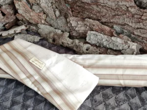 LazyBones MEDIUM Kissen mit Überbezug / Marien-Striped / S