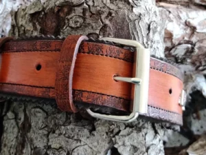 Avani Retro Colored, Tooled & Decorated Mireen Saddle-Brown, M