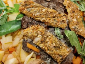 Kräuter-Cracker mit Kichererbsenmehl, Glutenfrei