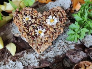Dinkel-Quinoa-Cracker mit Gemüse & Apfel - Wiesenherz